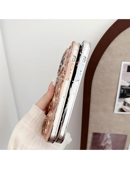 Funda Bumper YAOZOCASE para iPhone 11 - Negro 3D Floral