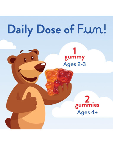 Multivitaminas Gummy L'il Critters 70 Gomas Niños Sabor Frutas