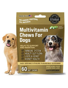 Multivitamina Suave para Perros ANP 60 Masticables CoQ10 Probioticos