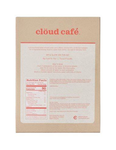 Café Instantáneo Clud con Colágeno Marino - 10 Sobres