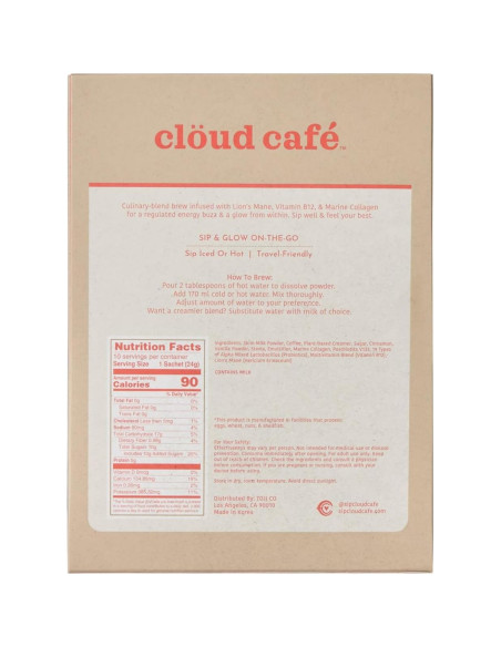 Café Instantáneo Clud con Colágeno Marino - 10 Sobres