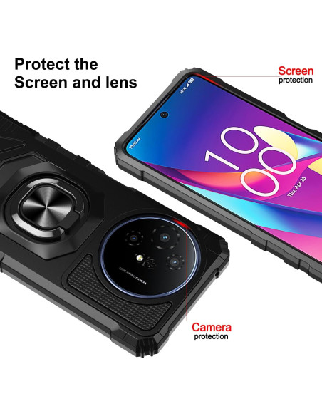 Funda Protectora para TCL 60 XE NXTPAPER 5G con Vidrio Templado Funda Protectora para TCL 60 XE NXTPAPER 5G con Vidrio Templado