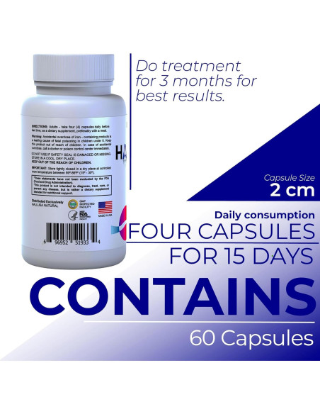 Multivitamina HallMulvit Hombres - 60 Cápsulas, Energía y Salud