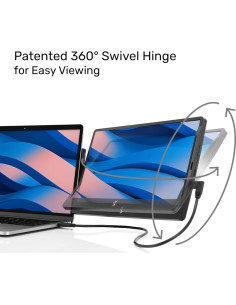 Monitor Portátil SideTrak 12.5" FHD con Bisagra Giratoria 2