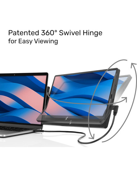 Monitor Portátil SideTrak 12.5" FHD con Bisagra Giratoria Monitor Portátil SideTrak 12.5" FHD con Bisagra Giratoria
