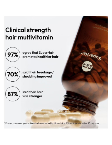 Suplemento para el Cabello Moon Juice SuperHair 120 Cápsulas