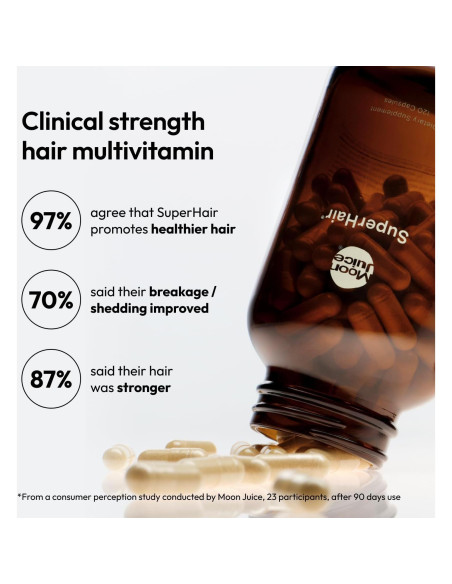 Suplemento para el Cabello Moon Juice SuperHair 120 Cápsulas