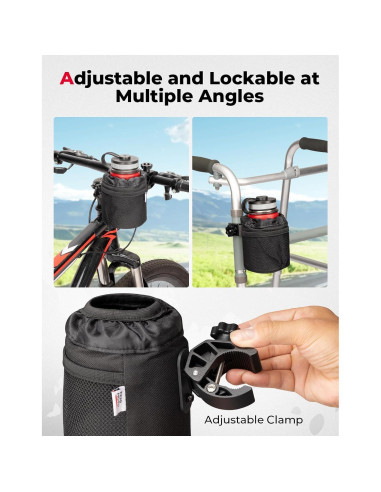 Soporte para Tazas KEMIMOTO Universal para Manillar 24oz