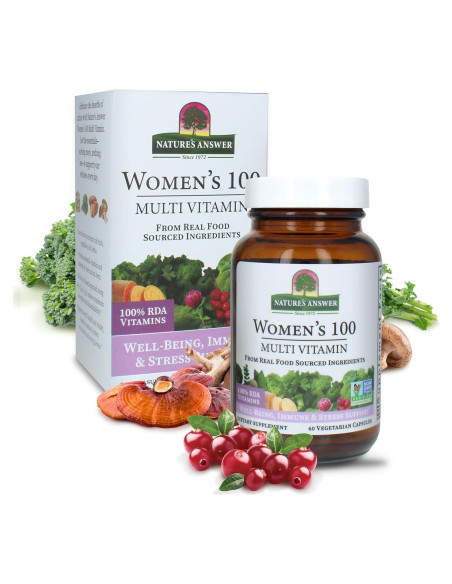 Multivitamina Completa para Mujeres Respuesta de la Naturaleza 60 Cápsulas Vegetarianas