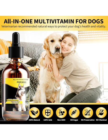 Multivitamina Líquida para Perros Premier Pet 60ml 13 en 1