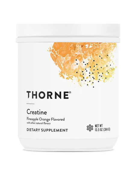 Creatina Monohidrato Thorne 60 Porciones Piña Naranja 5g