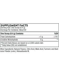 Creatina Monohidrato Thorne 60 Porciones Piña Naranja 5g 2