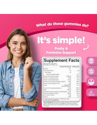 Gummy Multivitamínico para Mujeres Phytoral 280g - Inmunidad y Energía