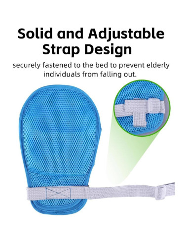 Guantes de Restricción CRAZY ROSA para Cuidado de Adultos Mayores