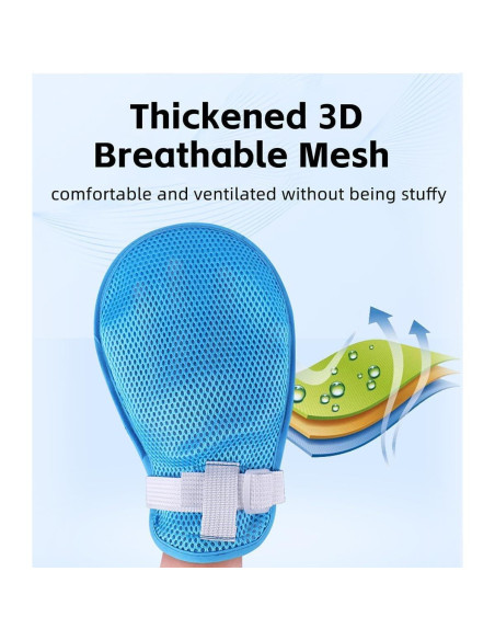 Guantes de Restricción CRAZY ROSA para Cuidado de Adultos Mayores