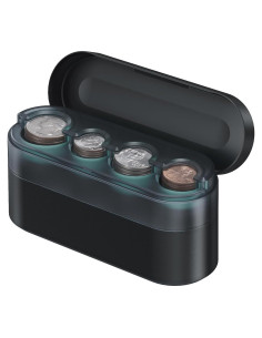 Organizador de Monedas HALOBLK HL01CB para Coche Negro