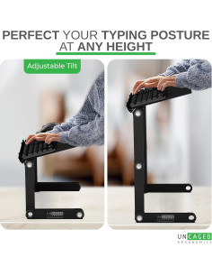 Soporte Ajustable para Teclado Uncaged Ergonomics WEKTb Negro 2
