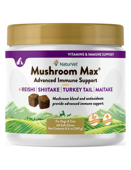 Suplemento Inmunológico para Perros NaturVet 60 Masticables