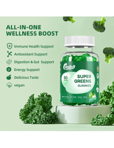 Gomitas Multivitaminas Veganas CNDANTING Sabor Manzana 60 Unidades 2