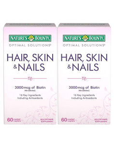 Fórmula Óptima Nature's Bounty para Cabello, Piel y Uñas 120 Tabletas