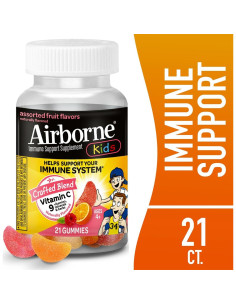 Gominolas Airborne 500mg Vitamina C + Zinc para Niños 21 Unidades 2