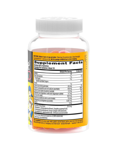 Gominolas Airborne 500mg Vitamina C + Zinc para Niños 21 Unidades