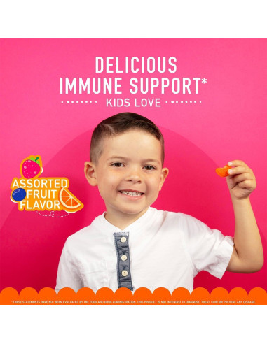 Gominolas Airborne 500mg Vitamina C + Zinc para Niños 21 Unidades