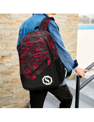 Mochila Escolar CAMTOP Niños 3 en 1 con Lonchera y Estuche