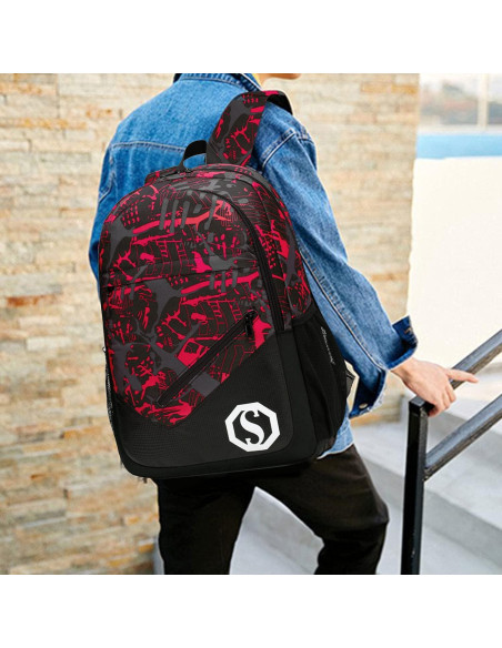 Mochila Escolar CAMTOP Niños 3 en 1 con Lonchera y Estuche