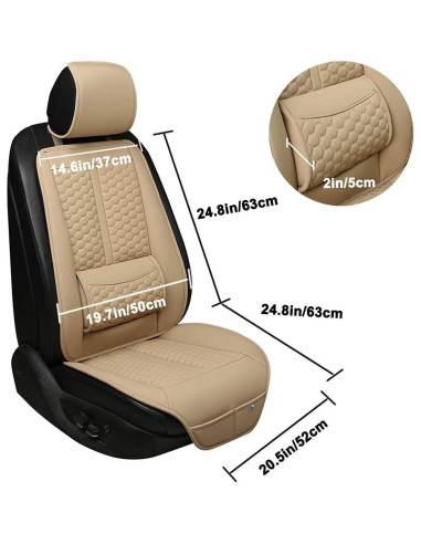 Cubiertas de Asientos de Coche Black Panther H-06 Beige