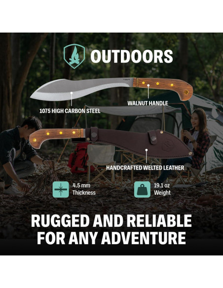 Machete de Exterior Condor CTK2817117HC 30.48 cm Acero Carbono