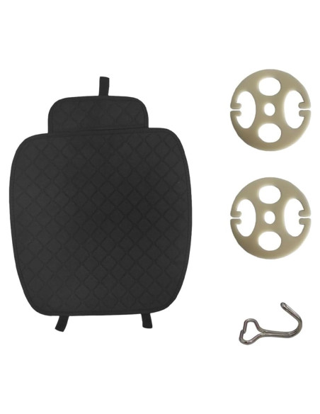 Funda de Asiento de Coche SMILFUY Negra Universal 49.8x49.3cm