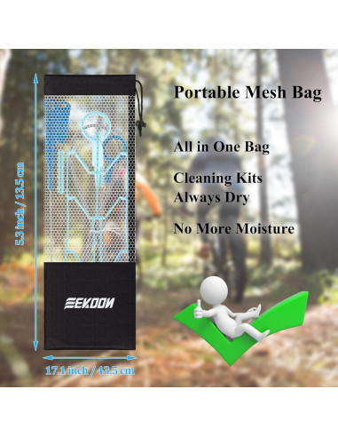 Kit de Limpieza 5 en 1 Feekoon para Bolsa de Hidratación