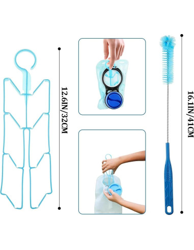 Kit de Limpieza 5 en 1 Feekoon para Bolsa de Hidratación