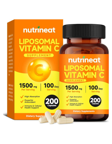 Vitamina C Liposomal 1000mg NutriNeat - 200 Cápsulas Suaves