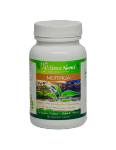 Cápsulas de Moringa Orgánica 400 mg The American Neem 120 Ct