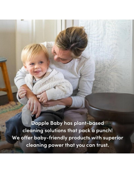 Dapple Baby Jabón Espumoso para Platos y Botellas Hipoalergénico 2x500ml