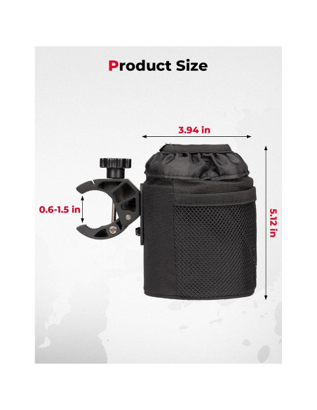 Soporte para Tazas KEMIMOTO Universal para Manillar 24oz