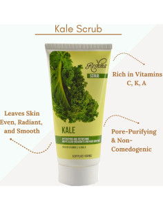 Exfoliante de Col Rizada Reshma Beauty 143 g - Doble Acción Suave 2