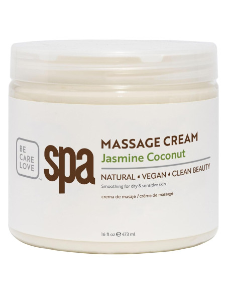 Crema de Masaje Spa Be Care Love 473 ml Jazmín y Coco
