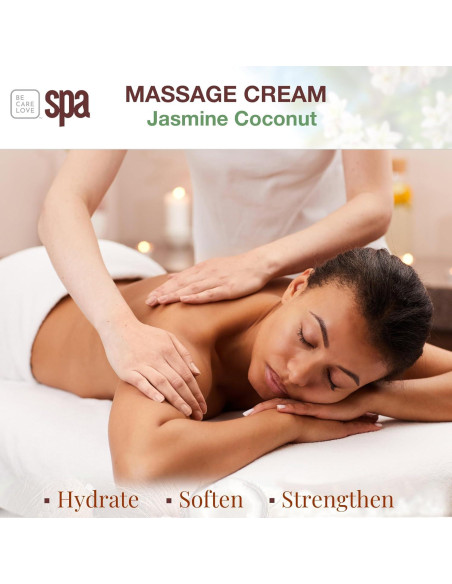 Crema de Masaje Spa Be Care Love 473 ml Jazmín y Coco