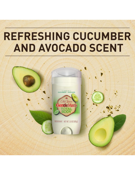 Desodorante en barra Old Spice 85 g para todo el cuerpo - Pepino y Aguacate