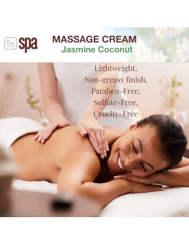 Crema de Masaje Spa Be Care Love 473 ml Jazmín y Coco