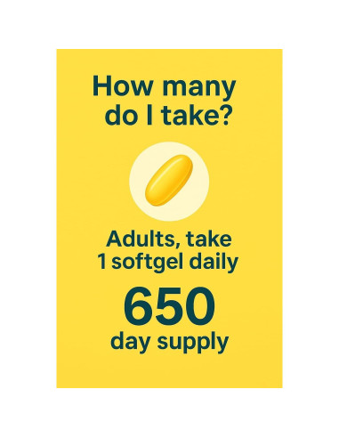 Vitamina D3 25mcg NM - 650 Gelatinas Blandas Sin Gluten