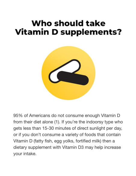 Vitamina D3 25mcg NM - 650 Gelatinas Blandas Sin Gluten