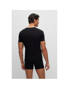 Camisetas interiores ajustadas BOSS para hombre - Paquete de 2 2