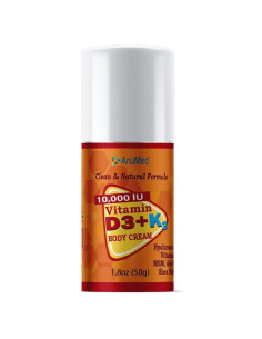 Crema Tópica AnuMed D3 K2 10000 UI + Magnesio 51g