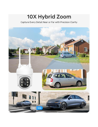 Sistema de Cámara de Seguridad Inalámbrica Camcamp 5MP Kit 4 Cámaras