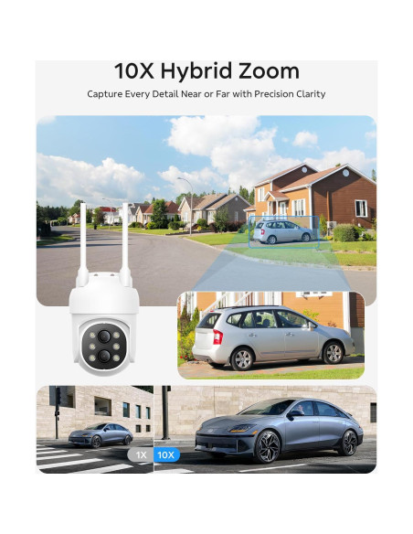 Sistema de Cámara de Seguridad Inalámbrica Camcamp 5MP Kit 4 Cámaras