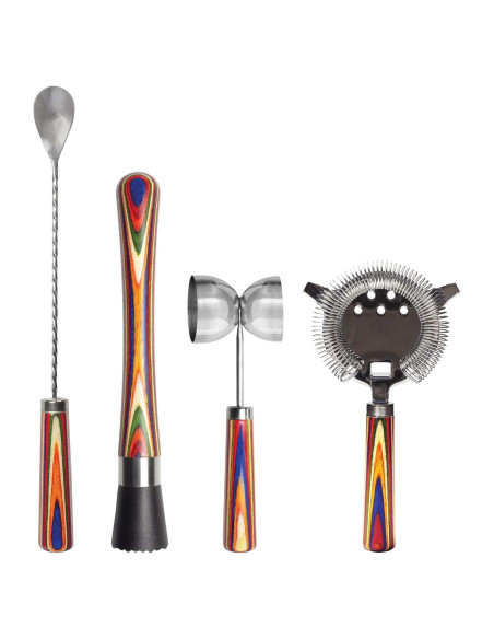 Kit de Bartender Totally Bamboo Marrakesh 4 Piezas